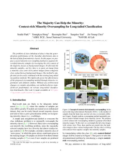 The Majority Can Help The Minority: Context-rich Minority Oversampling
  for Long-tailed Classification