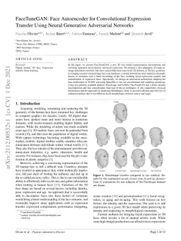 FaceTuneGAN: Face Autoencoder for Convolutional Expression Transfer
  Using Neural Generative Adversarial Networks