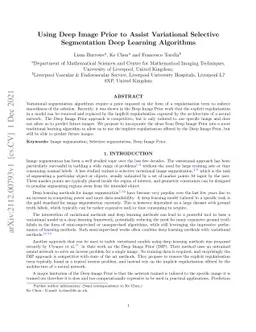 Using Deep Image Prior to Assist Variational Selective Segmentation Deep
  Learning Algorithms