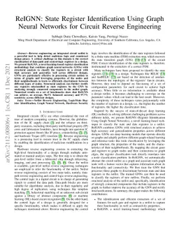 ReIGNN: State Register Identification Using Graph Neural Networks for
  Circuit Reverse Engineering
