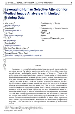 Leveraging Human Selective Attention for Medical Image Analysis with
  Limited Training Data