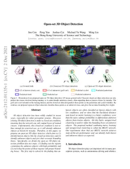 Open-set 3D Object Detection