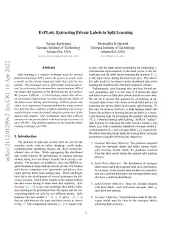 ExPLoit: Extracting Private Labels in Split Learning