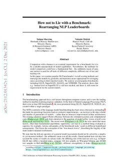 How not to Lie with a Benchmark: Rearranging NLP Leaderboards