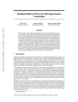 Residual Pathway Priors for Soft Equivariance Constraints