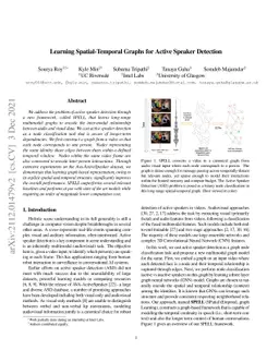 Learning Spatial-Temporal Graphs for Active Speaker Detection