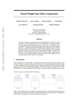 Neural Weight Step Video Compression