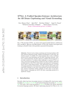 D3Net: A Unified Speaker-Listener Architecture for 3D Dense Captioning
  and Visual Grounding