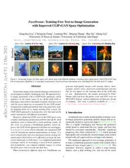 FuseDream: Training-Free Text-to-Image Generation with Improved CLIP+GAN
  Space Optimization