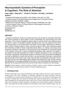 Neurosymbolic Systems of Perception & Cognition: The Role of Attention