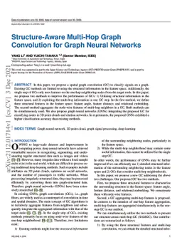 Structure-Aware Multi-Hop Graph Convolution for Graph Neural Networks