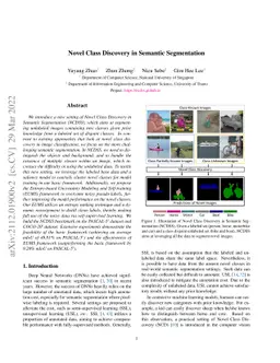 Novel Class Discovery in Semantic Segmentation