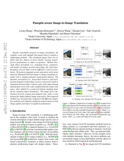 Panoptic-aware Image-to-Image Translation