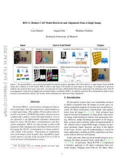 ROCA: Robust CAD Model Retrieval and Alignment from a Single Image