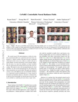 CoNeRF: Controllable Neural Radiance Fields