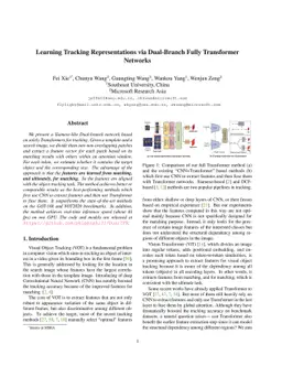 Learning Tracking Representations via Dual-Branch Fully Transformer
  Networks