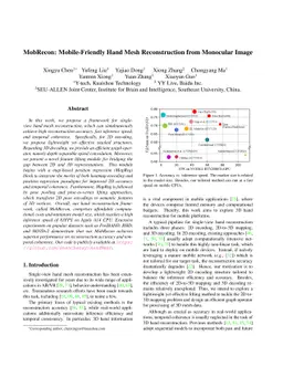 MobRecon: Mobile-Friendly Hand Mesh Reconstruction from Monocular Image