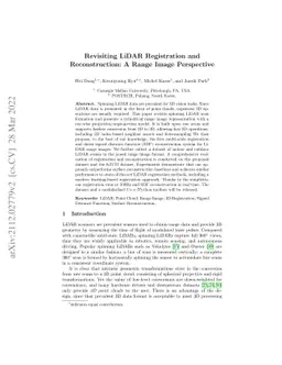 Revisiting LiDAR Registration and Reconstruction: A Range Image
  Perspective