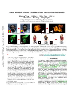 Texture Reformer: Towards Fast and Universal Interactive Texture
  Transfer