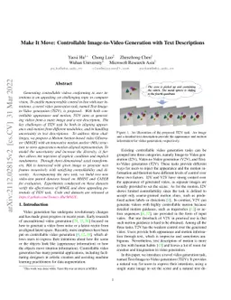 Make It Move: Controllable Image-to-Video Generation with Text
  Descriptions