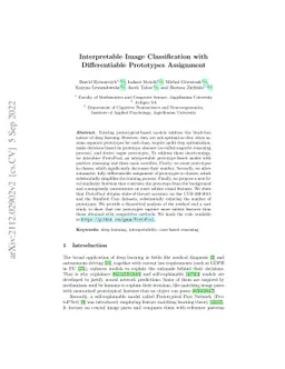 Interpretable Image Classification with Differentiable Prototypes
  Assignment