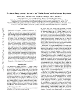 DANets: Deep Abstract Networks for Tabular Data Classification and
  Regression