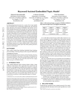Keyword Assisted Embedded Topic Model