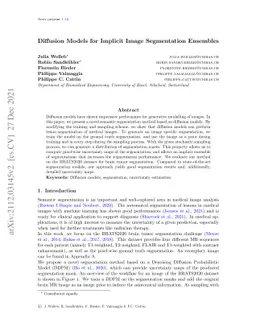 Diffusion Models for Implicit Image Segmentation Ensembles