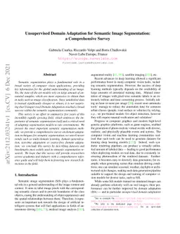 Unsupervised Domain Adaptation for Semantic Image Segmentation: a
  Comprehensive Survey