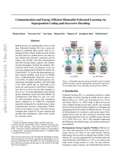 Communication and Energy Efficient Slimmable Federated Learning via
  Superposition Coding and Successive Decoding