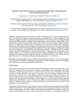 Generative Adversarial Networks for Labeled Acceleration Data
  Augmentation for Structural Damage Detection