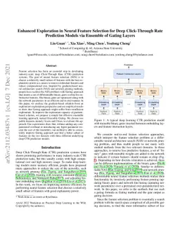 Enhanced Exploration in Neural Feature Selection for Deep Click-Through
  Rate Prediction Models via Ensemble of Gating Layers