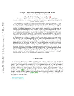 Explicitly antisymmetrized neural network layers for variational Monte
  Carlo simulation
