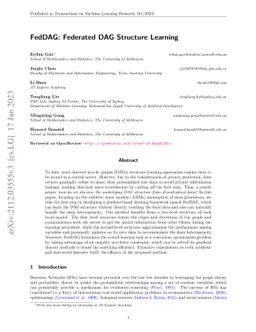 FedDAG: Federated DAG Structure Learning