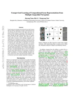 Unsupervised Learning of Compositional Scene Representations from
  Multiple Unspecified Viewpoints