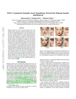 SSAT: A Symmetric Semantic-Aware Transformer Network for Makeup Transfer
  and Removal