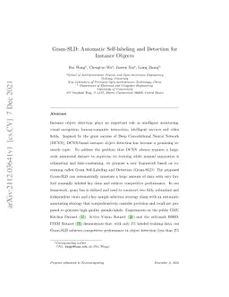 Gram-SLD: Automatic Self-labeling and Detection for Instance Objects