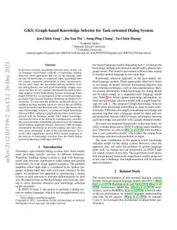 GKS: Graph-based Knowledge Selector for Task-oriented Dialog System