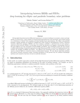 Interpolating between BSDEs and PINNs: deep learning for elliptic and
  parabolic boundary value problems