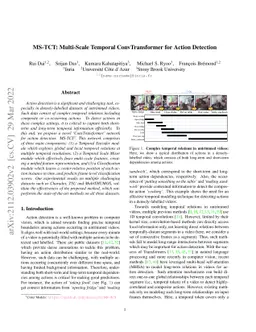 MS-TCT: Multi-Scale Temporal ConvTransformer for Action Detection