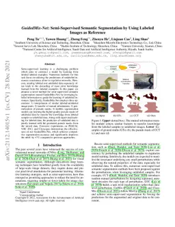GuidedMix-Net: Semi-supervised Semantic Segmentation by Using Labeled
  Images as Reference