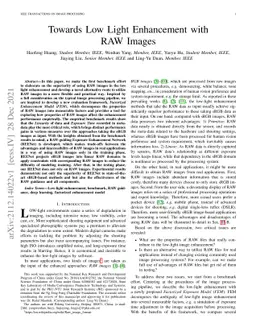 Towards Low Light Enhancement with RAW Images