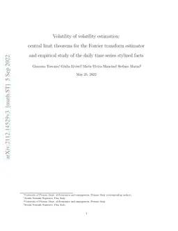 Volatility of volatility estimation: central limit theorems for the
  Fourier transform estimator and empirical study of the daily time series
  stylized facts