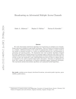 Broadcasting on Adversarial Multiple Access Channels