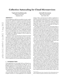 Collective Autoscaling for Cloud Microservices