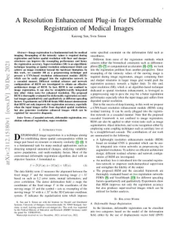 A Resolution Enhancement Plug-in for Deformable Registration of Medical
  Images