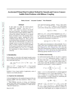 Accelerated Primal-Dual Gradient Method for Smooth and Convex-Concave
  Saddle-Point Problems with Bilinear Coupling