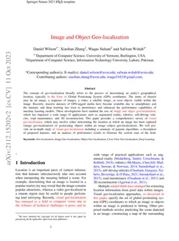 Visual and Object Geo-localization: A Comprehensive Survey