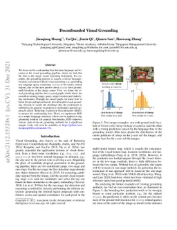 Deconfounded Visual Grounding