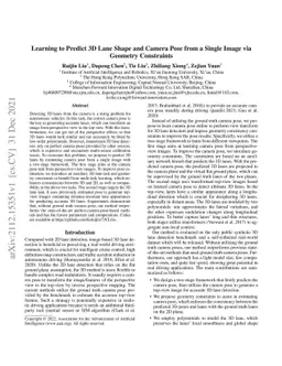 Learning to Predict 3D Lane Shape and Camera Pose from a Single Image
  via Geometry Constraints